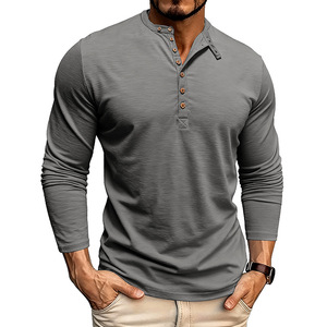 <span class=keywords><strong>Polo</strong></span> décontracté à manches longues personnalisé pour homme, tenue de haute qualité - Product Image 4
