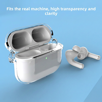 Étui transparent pour écouteurs PC pour AirPods Pro 3, antichoc, anti-rayures, anti-chute, protection intégrale, durable, léger