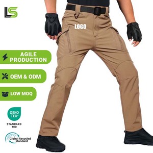 Pantalones de <span class=keywords><strong>hombre</strong></span>, gran oferta, pantalones Cargo de lana impermeables <span class=keywords><strong>para</strong></span> <span class=keywords><strong>hombre</strong></span>, pantalones de <span class=keywords><strong>trabajo</strong></span> de senderismo, pantalones térmicos cálidos Softshell IX9 - Product Image 1