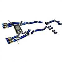 Échappement G8x pour M2 G87, M4 G82, Échappement Valvetronic pour M2 G87, M4 G82, Résonateur de tuyau intermédiaire M3 G80 en Titane