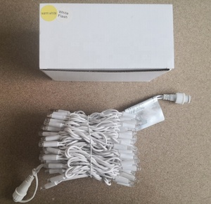 IP65 không thấm nước ngoài trời trang trí ấm trắng + trắng nhấp nháy dẫn cao su Đèn chuỗi giáng sinh kỳ nghỉ bên đám cưới - Product Image 2