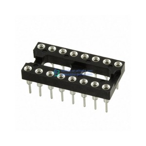 Accesorio de marca 816-AG12D-ES-LF 16 posiciones 800 IC enchufes conector DIP 7,62mm espaciado de fila soldadura 816AG12DESLF orificio pasante - Product Image 1
