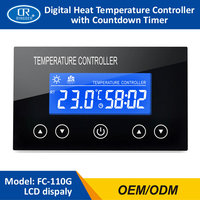 Termostato Digital LCD RINGDER FC-110G con Temporizador para Sauna y Spa de Pies