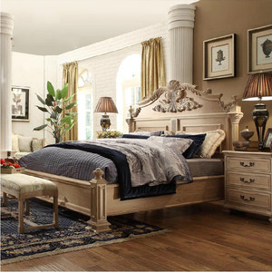 <span class=keywords><strong>Letto</strong></span> <span class=keywords><strong>a</strong></span> baldacchino matrimoniale in rovere massello stile rustico americano, vintage, per camera da <span class=keywords><strong>letto</strong></span> principale, 18m e 15m, su misura, da Shanghai - Product Image 2