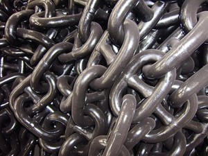 Cadena de Anclaje Soldada con Eslabones de Zinc Grado U1 U2 U3, Diámetro de 12.5-130 mm, Certificación ABS, Grado MPL Lr U2 U3, Cadena de Anclaje MPL MPL Lr G - Product Image 3