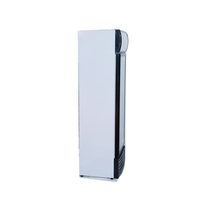 200L Vertical Porte En Verre De Refroidissement Statique Affichage Refroidisseur Boisson Bière Fleur Commercial