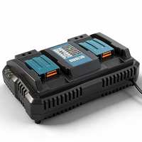 Chargeur double 18V DC18RD pour batteries Li-ion 14,4-18V BL1830/B1415/B1430/B1850/B1860, chargeur rapide 3A