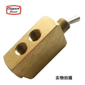 วาล์วแบบแมนนวล Clippard รุ่น MAV-2-M5 ขนาด 1/4 นิ้ว สำหรับแก๊ส อุณหภูมิปกติ ใช้งานทั่วไป - Product Image 2