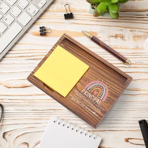 Support de rangement pour notes autocollantes – Cadeaux pour le Jour des enseignants, idéal pour les directeurs scolaires – Supports de blocs-notes autocollants pour bureau de directeur d'école - Product Image 6