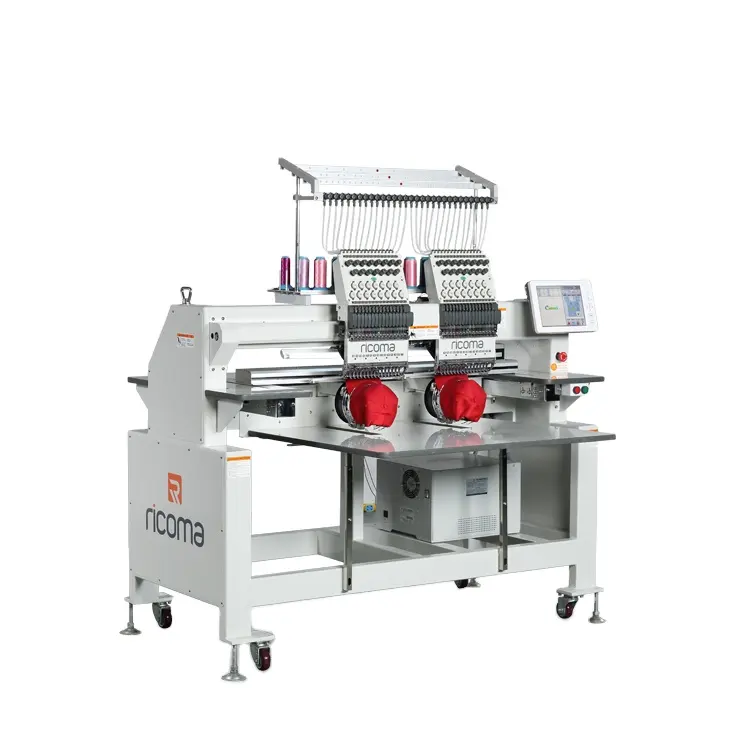 Máquina de bordado computarizado, operación profesional con función de corte láser, maquinaria de gran volumen de producción, CHT-1502-LC