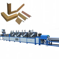 Machine automatique de fabrication d'angleurs en carton pour protection des bords de papier