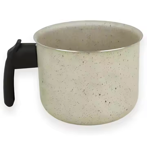 11 pièces jaune clair Double face saupoudrer antiadhésif Pot mode <span class=keywords><strong>et</strong></span> batterie de cuisine en aluminium série Simple - Product Image 1