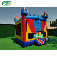 En Stock Moon Gonflable Moonwalk Jumper Bouncer Bouncy Castle Jumping Commercial 13*13 ft Colorful Bounce House Party Rentals