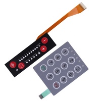 Membrane Switch Keyboard Tactile Keycap Flexible Other Materials Surface Mount OEM Brand for Remote Controller