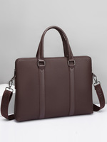 Sac de transport horizontal en PU texturé pour homme, idéal pour les voyages d'affaires, grande capacité
