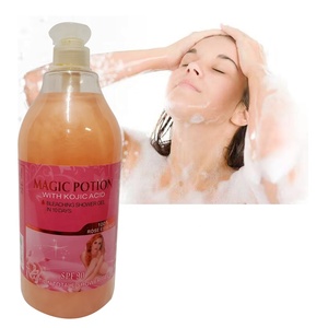<span class=keywords><strong>Gel</strong></span> <span class=keywords><strong>douche</strong></span> blanchissant magique lissant à étiquette privée OEM avec acide kojique 100% action rose Savon liquide total - Product Image 3
