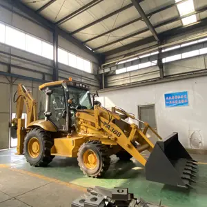 Gratis pengiriman Euro 3 4 5 EPA mesin Diesel Backhoe Loader 4X4 Cina Mini TAVOL pemuat