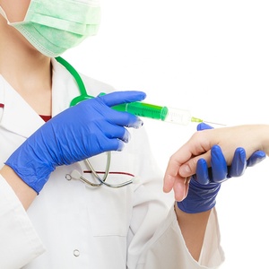 Dark Blue <strong>Nitrile</strong> <strong>Gloves</strong> 100pcs/box Finger Texture Doctor Powder Free 4mil Disposable <strong>Nitrile</strong> Examination <strong>Gloves</strong> <strong>for</strong> Medical - Product Image 3