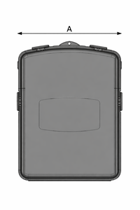 Porte-documents manuel imperméable en polypropylène résistant aux intempéries et aux UV, format A4, MP01900, pour tracteurs et machines - Product Image 4