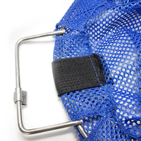 GS New Design Sac de pêche en filet de taille personnalisée avec poignée en fil d'acier inoxydable