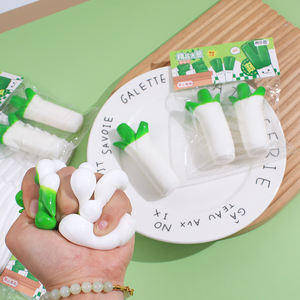 Jumbo Kawaii Squishies Géants Doux en forme d'Oignon Gallois, Jouets à Presser à Remontée Lente pour le Soulagement du Stress, Squishies TPR à Remontée Lente, Jouets Fidget - Product Image 1