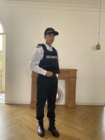 Ensemble d'uniformes de sécurité tactiques de haute qualité pour hommes, fabriqué en Chine, noir, 100 % coton, service OEM personnalisé, tailles S-XXXXL