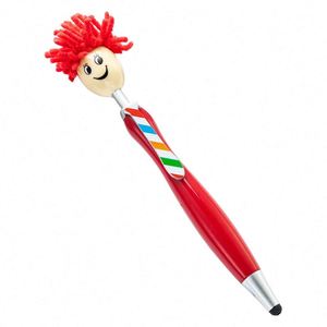 Creative Quirky Plastic Ballpoint <b>Pen</b> Custom Mop Head Design Hot-selling for Kids and Students - Product Image 5