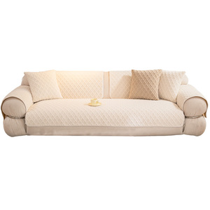<b>Pet</b> <b>Sofa</b> Cushion Rectangle Non-Slip Solid Color Polyester Fiber Hand Wash For General <b>Sofas</b> - Product Image 4