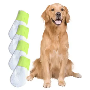 Customised Custom Socks Kind German Shepherd 4pcs/set Breathable Dog Shoes Anti-slip Pet Supplies