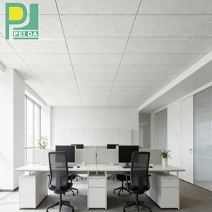 Panel de Techo Decorativo de Lana Mineral con Absorción Acústica, Aislamiento Térmico y Resistencia al Fuego para Uso en Interiores de Edificios - Product Image 3