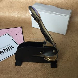 Sceau personnalisé, gaufrage de bureau, noir, sceau noir - Product Image 4