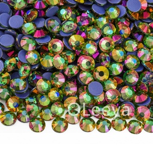 OLeeya Venta al por mayor de cristales de pegamento alemán Hot Fix Paradise Shine SS6-SS30, pedrería termoadhesiva para accesorios de prendas de vestir - Product Image 3