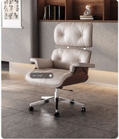 Bureau de direction moderne avec rangement pour dossiers, gestion des câbles, bureau exécutif contemporain, bureau de travail haut de gamme pour hôtel