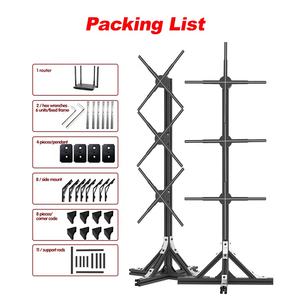 Ventilateurs holographiques 3D LED portables LNRI 50cm 1X3, dernière génération, pour affichage publicitaire intérieur, OEM pour usage éducatif, contrôle par application, 2500cd - Product Image 4