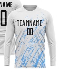 Lightweight <b>Long</b> Sleeve Soccer Jersey Football Shirt Breathable Performance Sportswear for Team Training Competitive <b>Matches</b> - Product Image 2