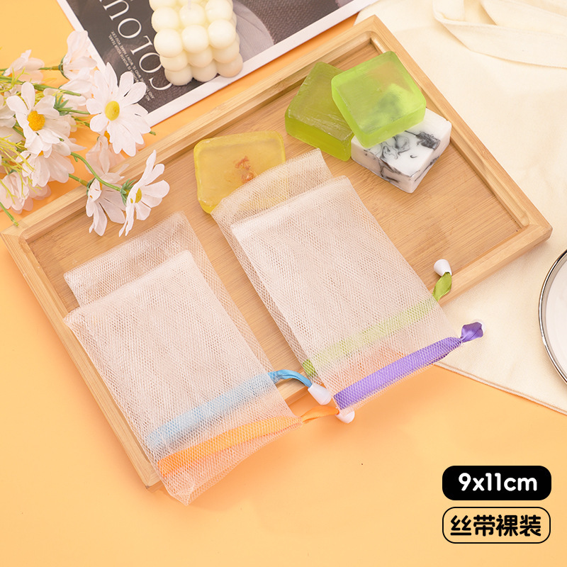 ตาข่ายฟองสบู่ [1 ชิ้น ห่อด้วยริบบิ้นและการ์ดสีสันสดใส]