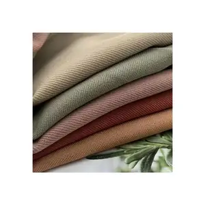 Wholesales 95 cotton 5 spandex elastin twill fabric 100%cotton canvas spandex fabric stretch