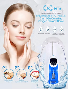 O2toDerm 2 in 1 Oxygen <b>Spray</b> Gun Facial Machine With LED Light Deep Clean Pores Skin Care Facial <b>Moisturized</b> Skin Rejuvenation - Product Image 2