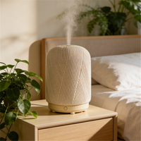 Diffuseur d'arômes élégant en polyrésine pour la décoration de la maison, diffuseur d'huiles essentielles USB avec lumière nocturne