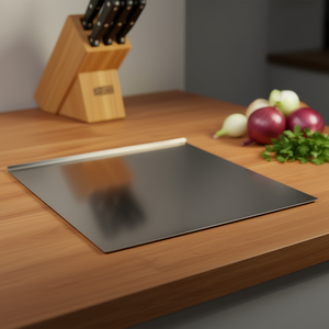 Planche à découper en acier inoxydable 304 Kesu, 27,6 x 19,7 pouces, rectangulaire, robuste, pour hacher et cuire, passe au lave-vaisselle - Product Image 2