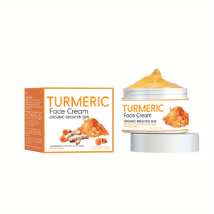 Turmeric Skincare Set-Cleanser, VC Clay Mask, Cream, Facial <b>Oil</b>, Soap & Soap Bag - Product Image 4