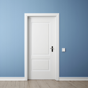 Porta Interna Moderna per Villa, Accessori Personalizzati, Porta in Legno Massello con Isolamento Acustico e Riduzione del Rumore, Fornitore - Product Image 1