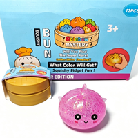 En gros Jouet Squishy en forme de boulette à paillettes, Jouet Fidget souple à presser, Surprise mystère, Prix de fête, Cadeau pour enfants