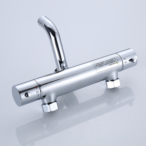 Robinet thermostatique de bain-douche à corps chromé avec cartouche céramique et levier unique - Product Image 1