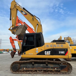 Excavadora CAT 318C usada a la venta Buen rendimiento con componente de motor central Elección económica - Product Image 1
