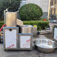 Équipement Commercial Automatique de Lavage, Épluchage, Tranchage et Découpe de Pommes de Terre – Laveuse, Nettoyeuse et Hachoir à Légumes pour la Transformation Alimentaire