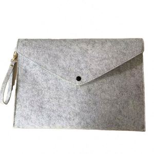 Printed LOGO Felt Envelope <b>Bag</b> with Customizable Size & Color Multi-function Portable <b>Document</b> Storage for Business Use - Product Image 2
