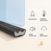 Bande d'étanchéité en polyuréthane PU souple pour portes et fenêtres, joint d'étanchéité pour interstice de cadre et bordure, pour l'étanchéité des joints et des interstices.