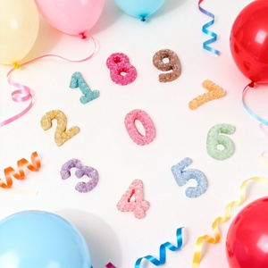 แม่พิมพ์ซิลิโคนสำหรับทำเค้กวันเกิด รูปดอกกุหลาบ แม่พิมพ์ซิลิโคนรูปตัวเลข แม่พิมพ์ตกแต่ง DIY - Product Image 3