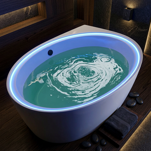 Vasca Integrata in Acrilico per Bagno Ghiacciato <span class=keywords><strong>con</strong></span> Chiller da 1HP e Scala, Lussuosa Vasca per Bagno di Ghiaccio per Hotel Moderni e Spa all'Aperto - Product Image 2